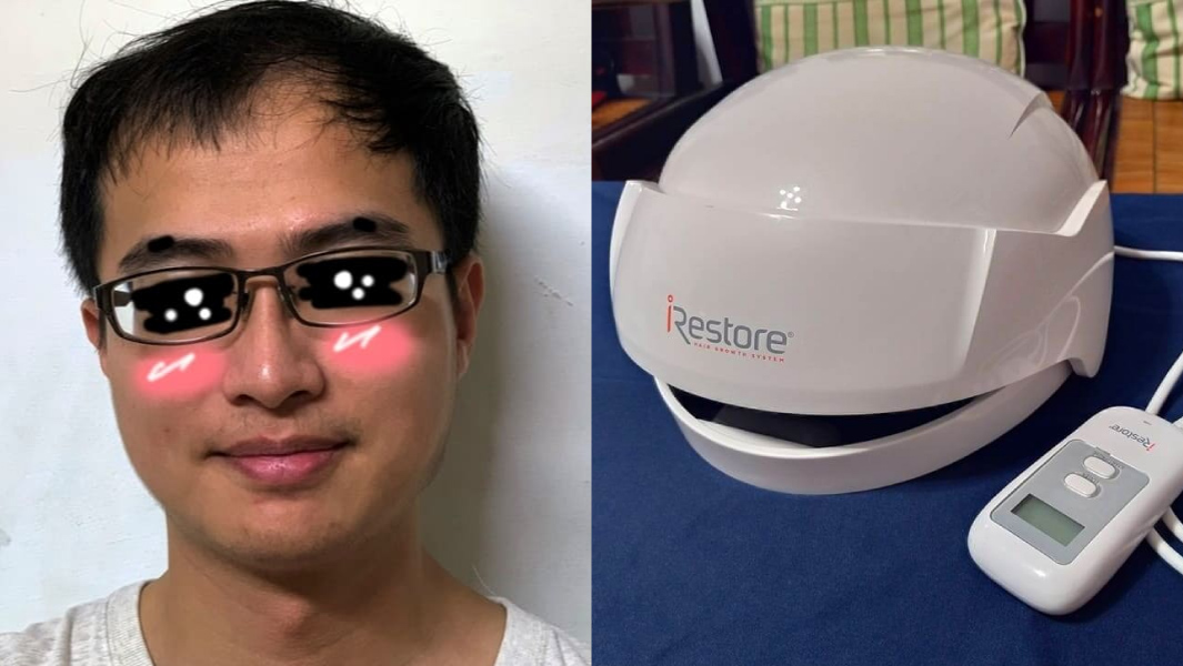 【使用見證文章】生髮帽有效嗎?雄性禿掉髮問題就交給 iRESTORE愛麗朵爾雷射生髮帽實測分享!